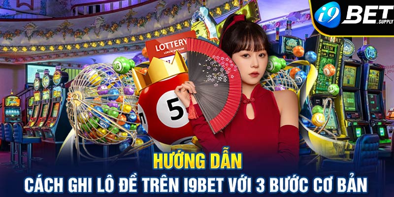 Hướng dẫn cách ghi lô đề trên i9bet với 3 bước cơ bản